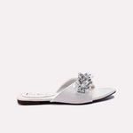 Womens White Fancy Slippers 0413030