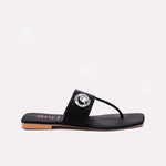 Womens Black Casual Slippers