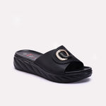 Black Casual Slippers