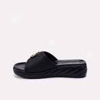 Black Casual Slippers for Women