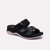 Black Casual Slippers