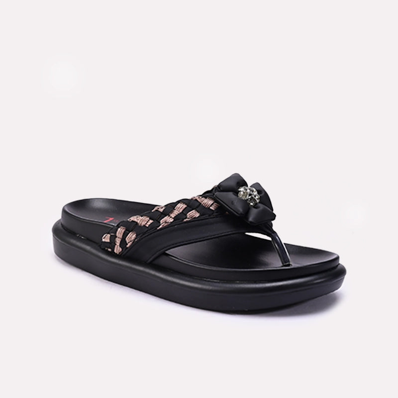 Black Comfy Flip Flops
