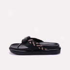 Black Comfy Flip Flops for Women