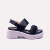 Womens Blue Casual Sandals
