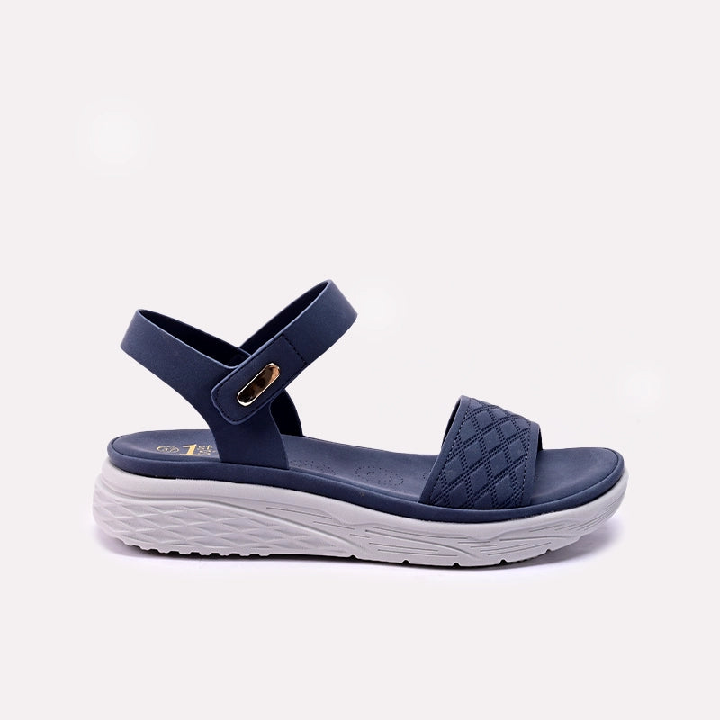 Womens Blue Casual Sandals
