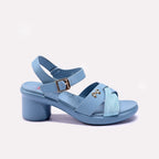 Womens Blue Casual Sandals