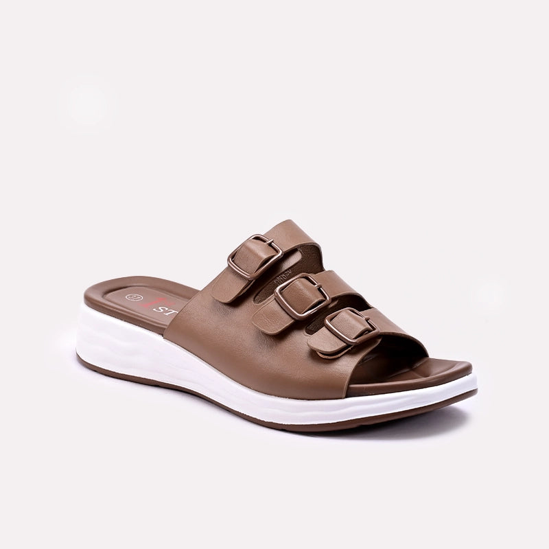 Brown Casual Slippers