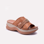 Brown Chunky Slippers