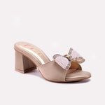 Fawn Block Heel Slippers