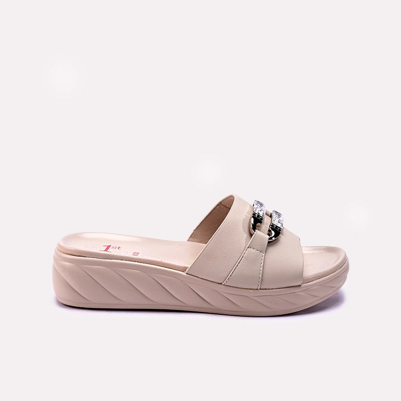 Womens Fawn Casual Slippers