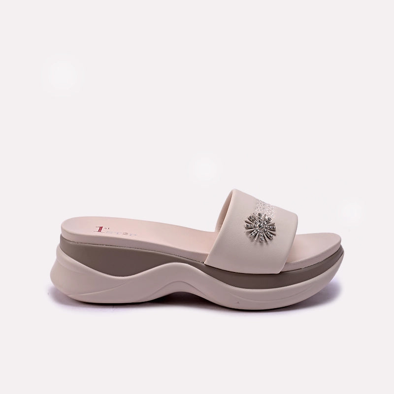 Womens Fawn Casual Slippers