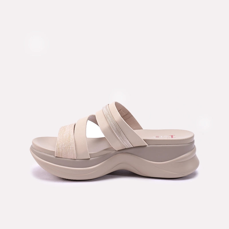 Fawn Chunky Casual Slippers for Women