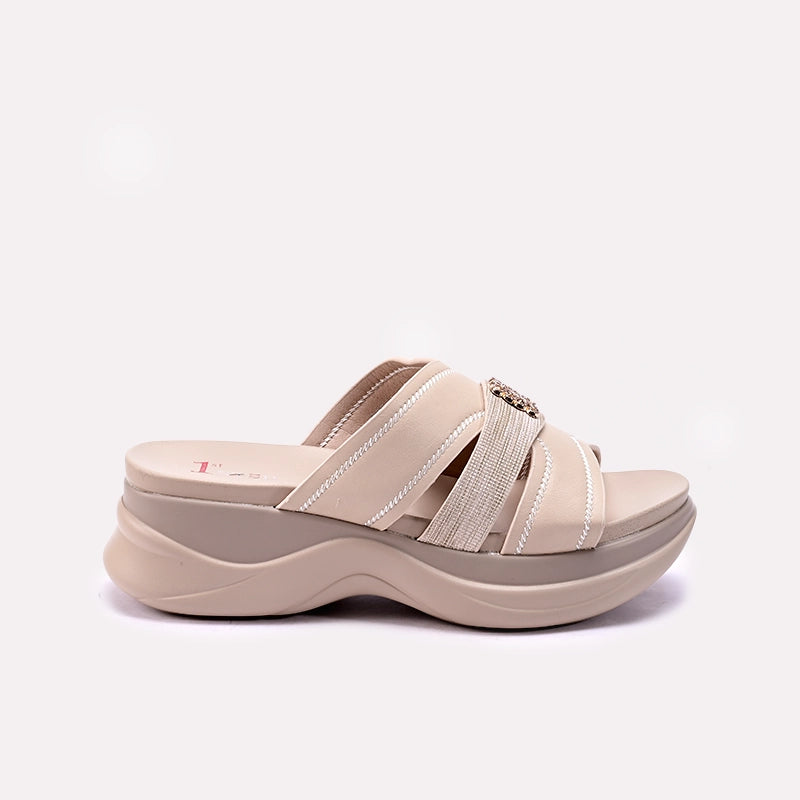 Womens Fawn Chunky Slippers