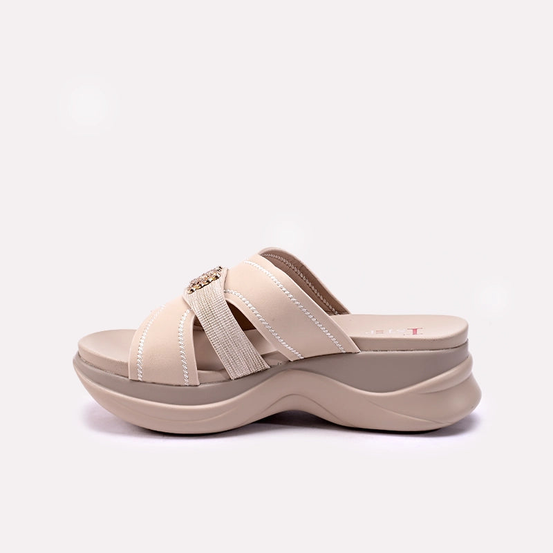 Fawn Chunky Slippers for Women