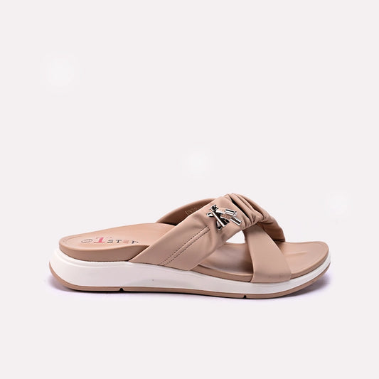 Womens Fawn Comfy Casual Slippers