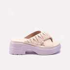 Womens Fawn Platform Slippers