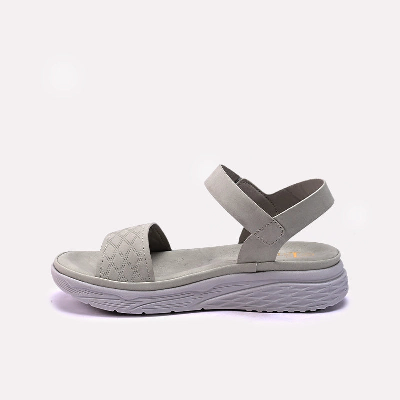 Gray Casual Sandals for Women
