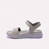 Gray Casual Sandals for Women