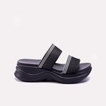 Womens Gray Chunky Slippers