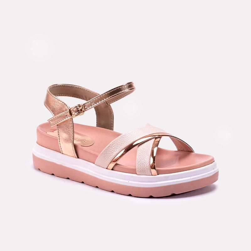 Peach Casual Sandals