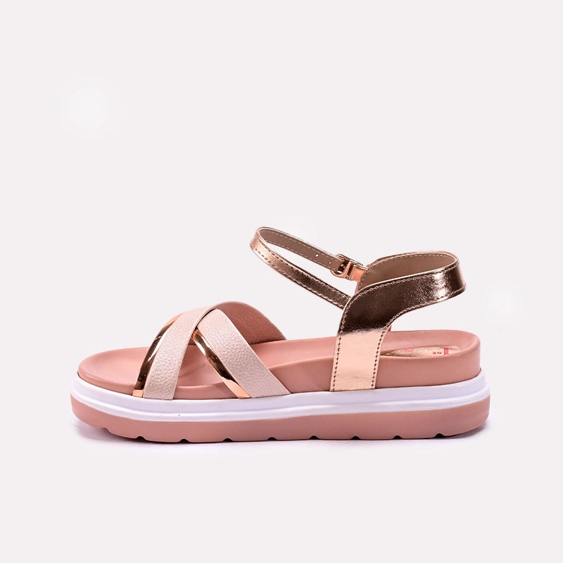 Peach Casual Sandals for Women