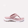 Womens Pink Comfy Flip Flops