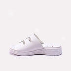 White Casual Slippers for Women