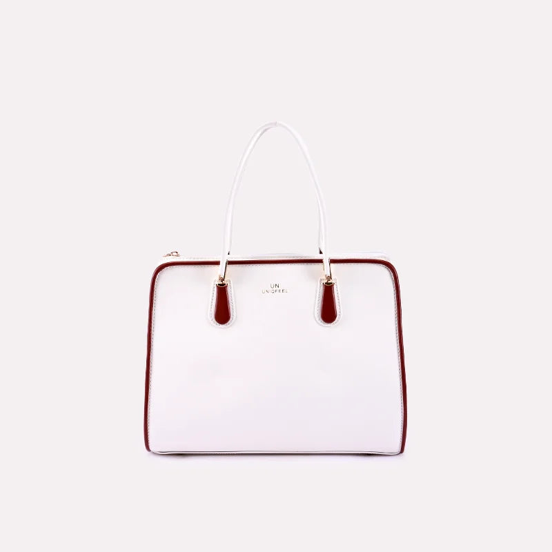 xenia white casual hand bags