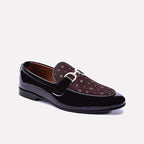 york brown formal loafers