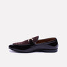 york brown formal loafers for women