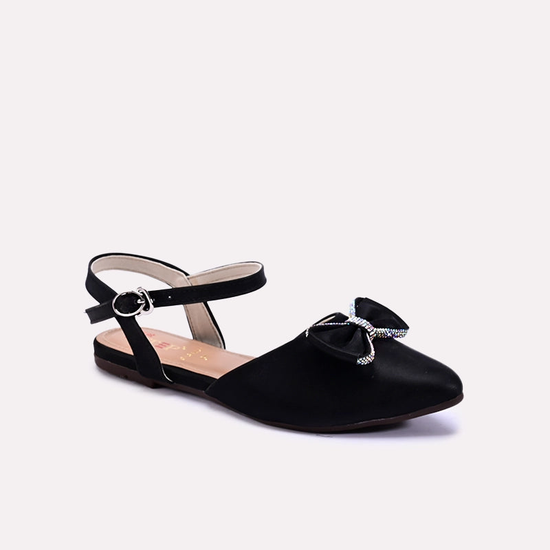 Zafira Black Fancy Pumps Sandals