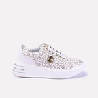 zenith men white platform sneakers