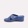 zinnia blue casual slippers for women