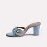 zoey light blue casual slippers for women